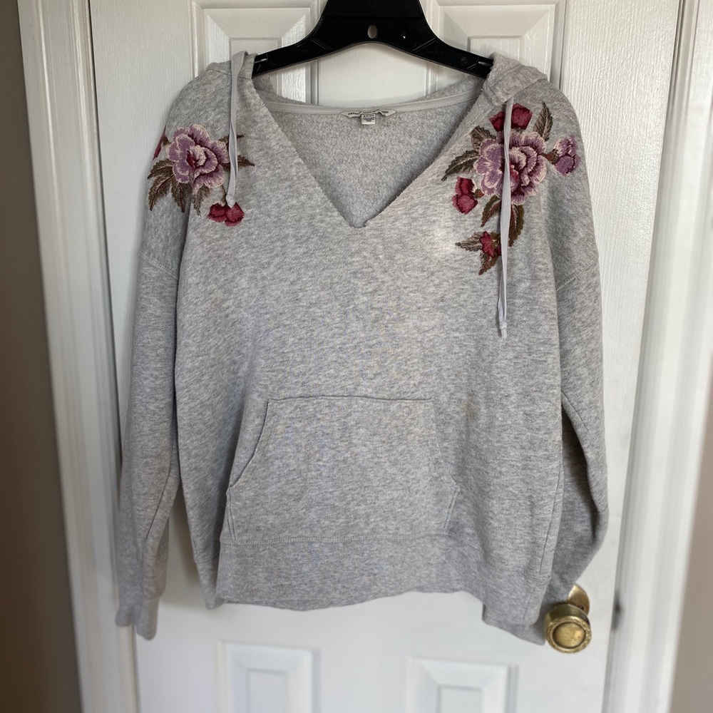 American Eagle Outfitters Embroidered Sweatshirt